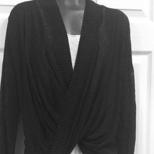 SARAH PACINI Twisted Front Knit Top O/S